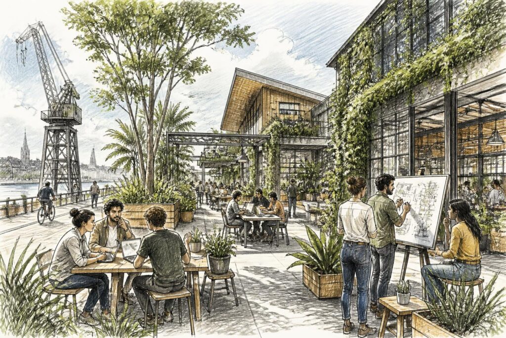 découvrez darwin éco-système au quai des queyries à bordeaux, un lieu unique alliant innovation, collaboration et développement durable pour stimuler vos projets.