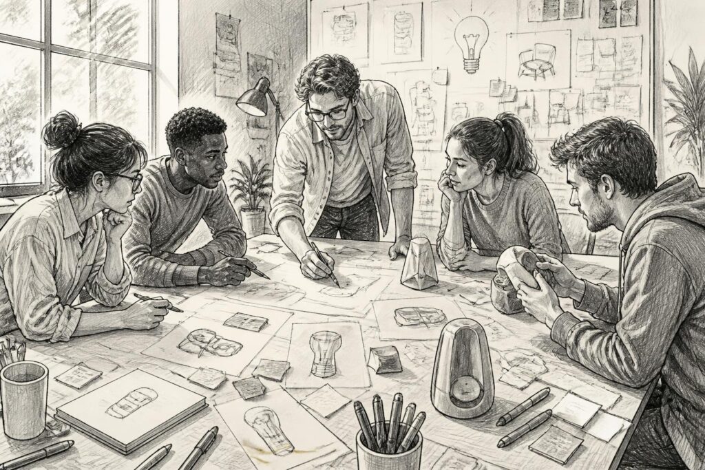 découvrez comment le design thinking peut vous aider à transformer vos idées en solutions innovantes, en adoptant une approche centrée sur l'utilisateur et la créativité.