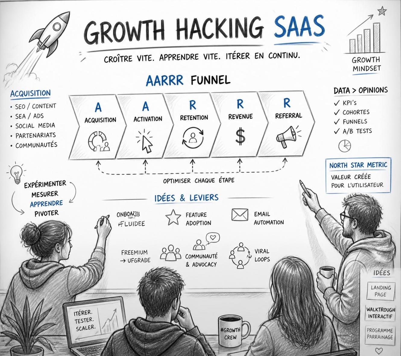 Growth hacking SaaS : techniques concrÚtes pour accélérer la traction 2 découvrez des techniques concrÚtes de growth hacking saas pour booster la traction de votre produit et accélérer votre croissance de maniÚre efficace et innovante.