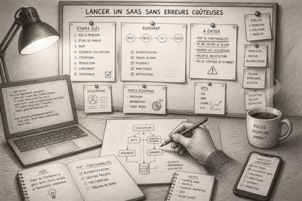 découvrez les étapes essentielles pour lancer un saas avec succès et éviter les erreurs coûteuses. guide pratique pour entrepreneurs et startups.