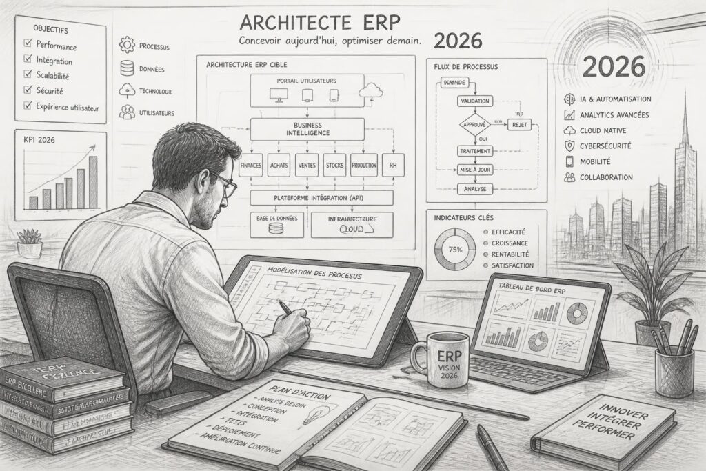 découvrez comment erp architect peut transformer la gestion de votre entreprise en 2026 grâce à des solutions innovantes et personnalisées pour optimiser vos processus et améliorer votre performance.