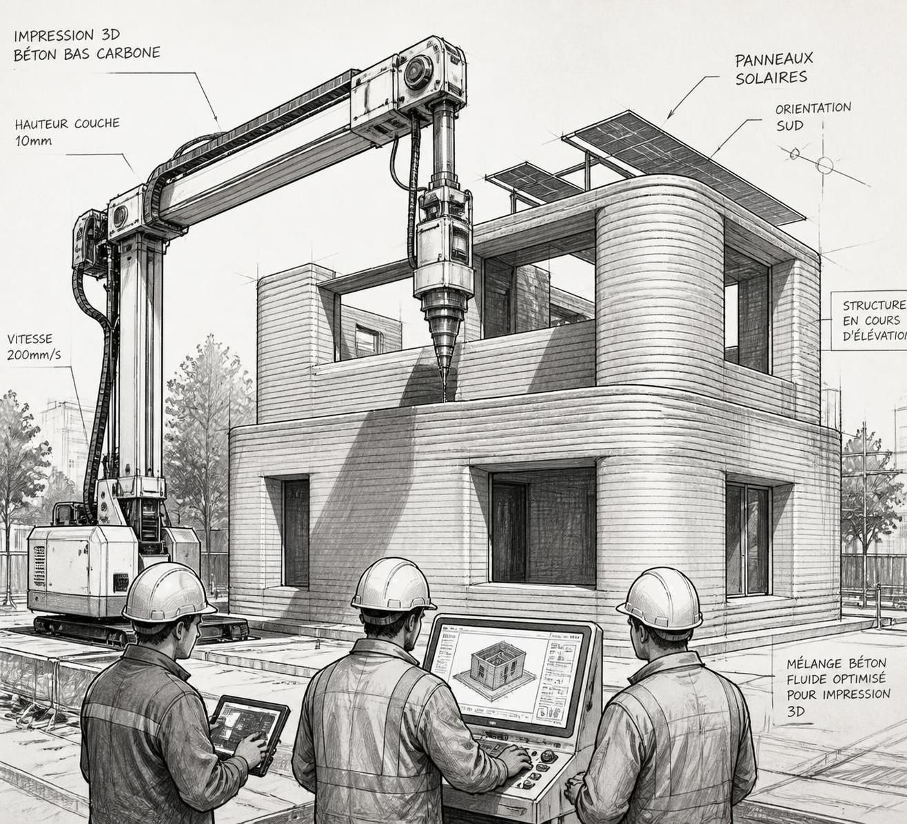 Impression 3d bâtiment : révolutionnez votre construction dès aujourd’hui 2 découvrez comment l'impression 3d révolutionne la construction de bâtiments, offrant rapidité, innovation et durabilité pour vos projets dès aujourd'hui.