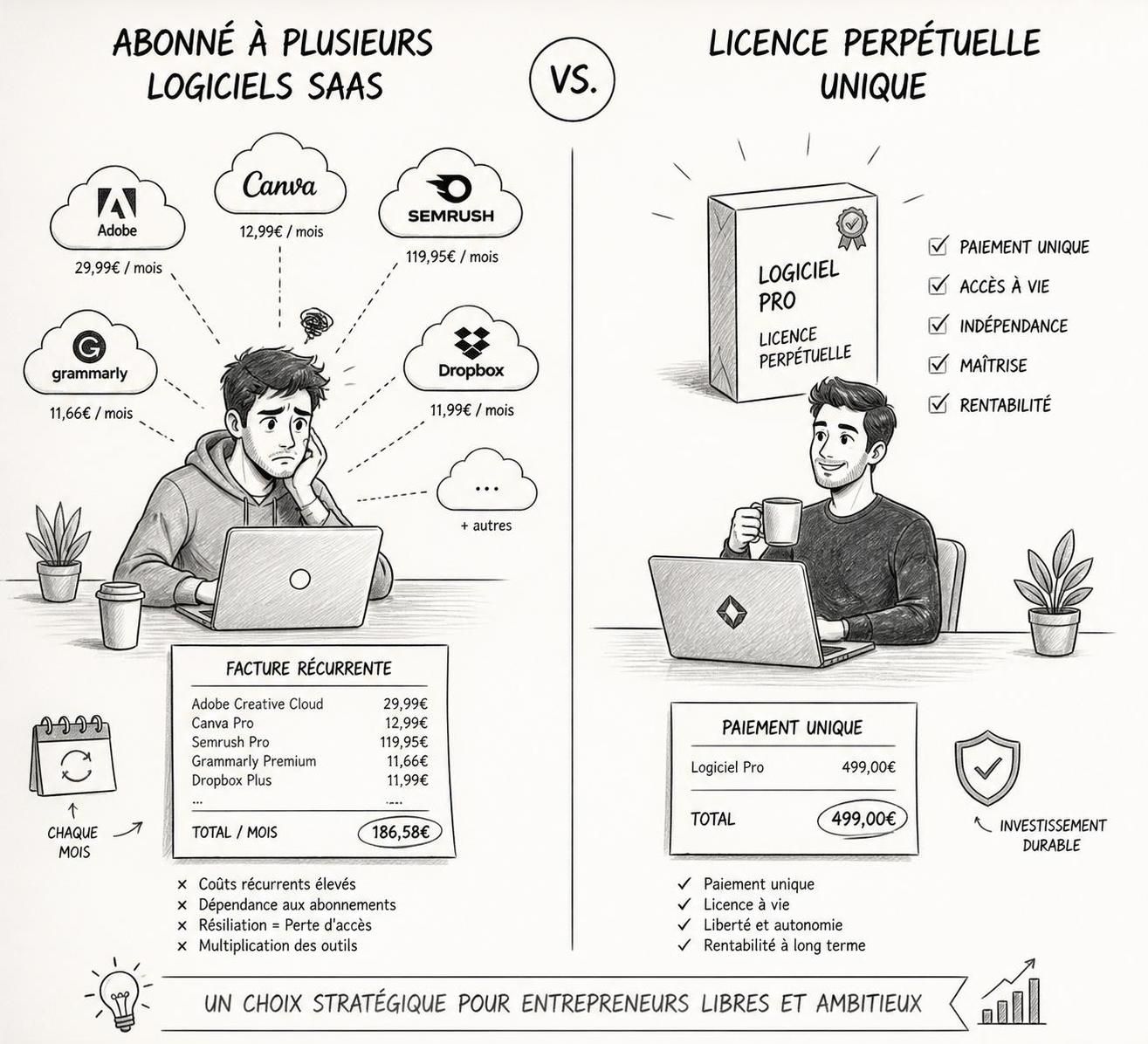 Logiciel par abonnement : modèle rentable ou dépendance risquée ? 2 découvrez les avantages et les risques des logiciels par abonnement : un modèle économique rentable ou une dépendance technologique à éviter ?
