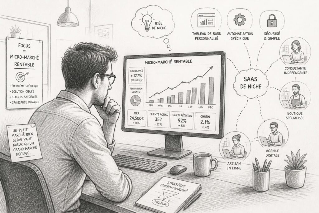 découvrez comment un saas de niche peut vous permettre de dominer un micro-marché rentable grâce à des stratégies ciblées et une offre spécialisée.