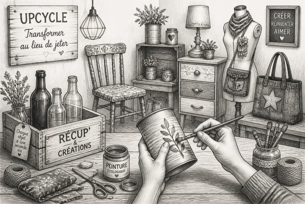 découvrez l'art de l'upcycling et apprenez à transformer vos objets du quotidien en trésors uniques et durables. adoptez un mode de vie créatif et éco-responsable dès aujourd'hui !