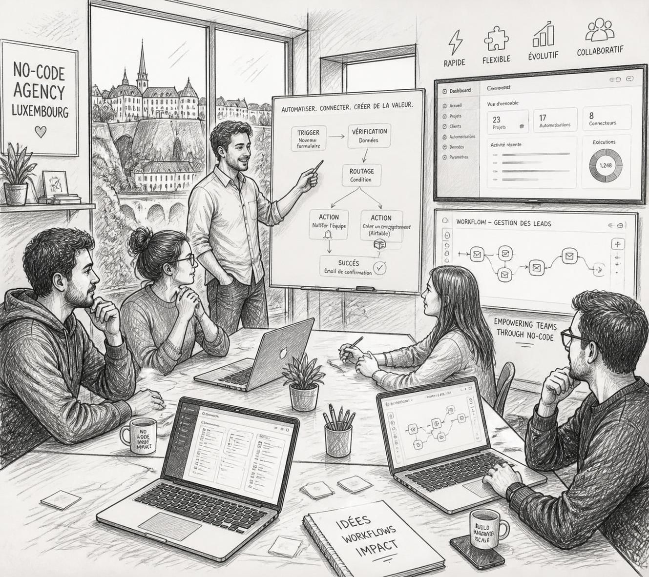 Agence nocode luxembourg : boostez votre business dès 2026 avec des solutions innovantes 2 agence no-code au luxembourg : dynamisez votre entreprise dès 2026 grâce à des solutions innovantes, rapides et personnalisées pour une transformation digitale réussie.