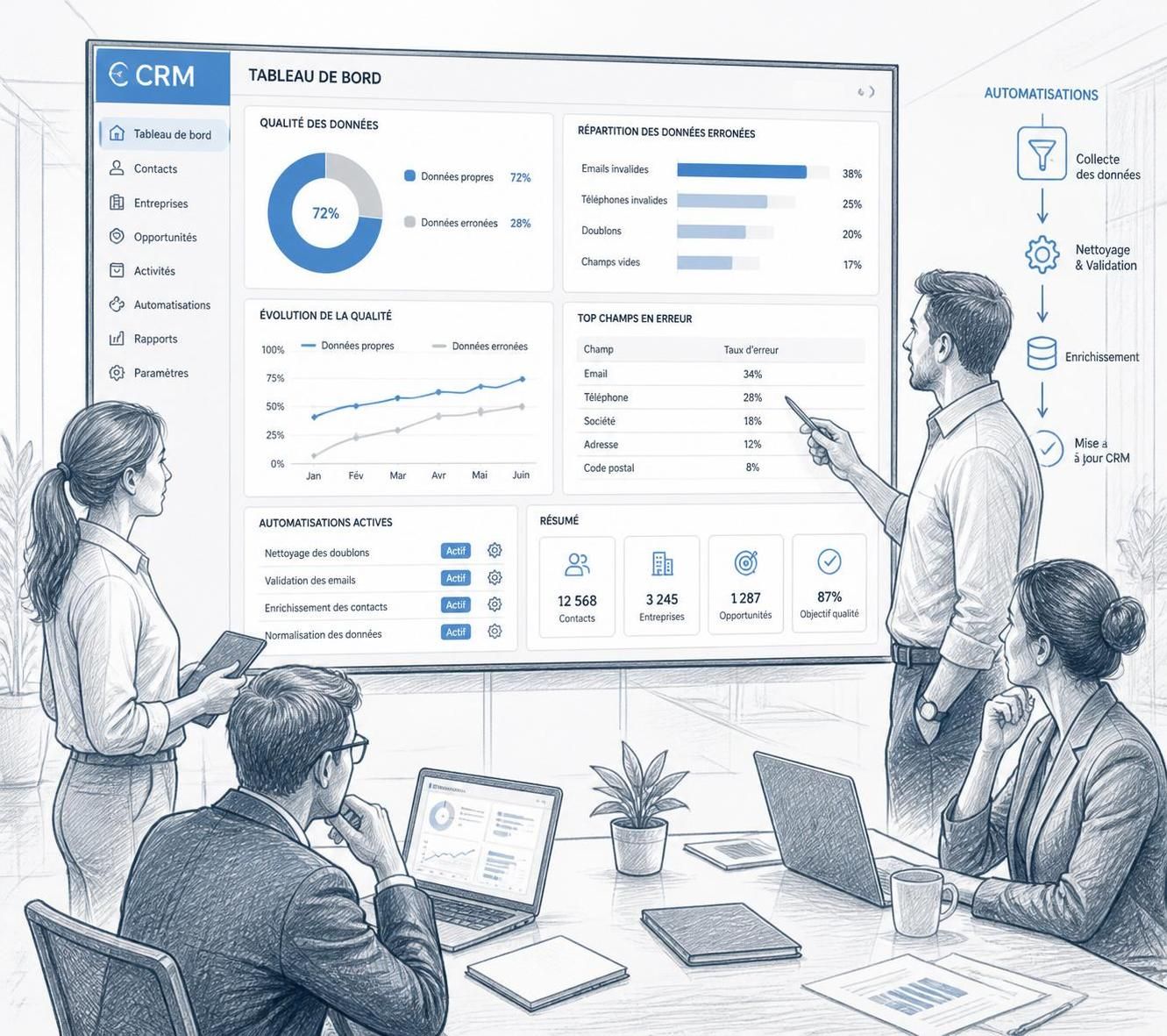 Data quality management : fiabiliser ses données pour éviter les erreurs stratégiques 2 découvrez comment le management de la qualité des données permet de fiabiliser vos informations essentielles et d'éviter les erreurs stratégiques dans votre entreprise.