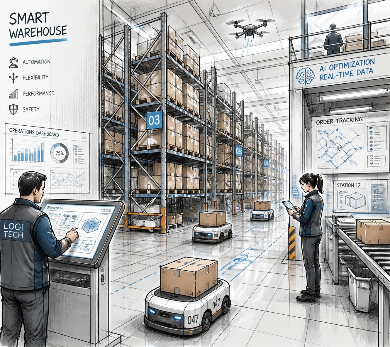 Exotec : révolutionnez la gestion logistique avec la technologie de demain 2 découvrez comment exotec transforme la gestion logistique grùce à des solutions technologiques innovantes, optimisant efficacité et performance pour l'avenir.