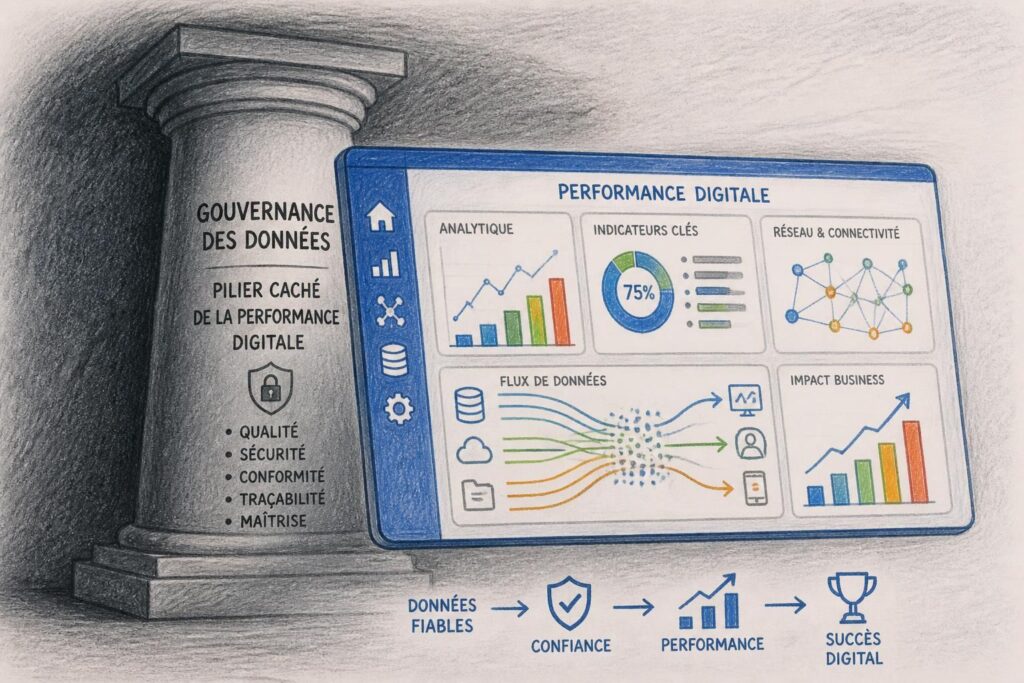 découvrez comment la gouvernance des données agit comme un pilier essentiel et souvent méconnu pour maximiser la performance digitale de votre entreprise.