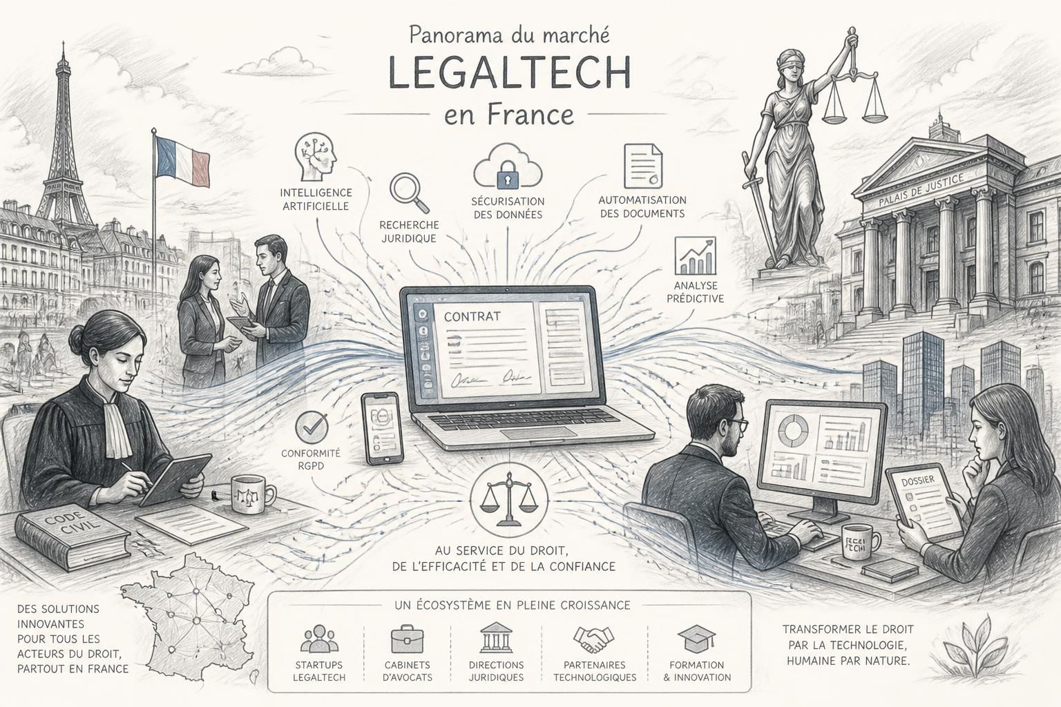 Legaltech en France : marché, opportunités et modèles rentables 2 découvrez le marché de la legaltech en france, ses opportunités de croissance et les modèles rentables qui révolutionnent le secteur juridique.
