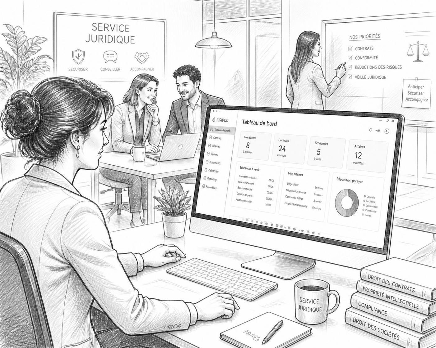 Logiciel juridique en entreprise : digitaliser sans complexifier 2 découvrez comment un logiciel juridique en entreprise permet de digitaliser vos processus facilement, sans complexifier votre gestion juridique quotidienne.