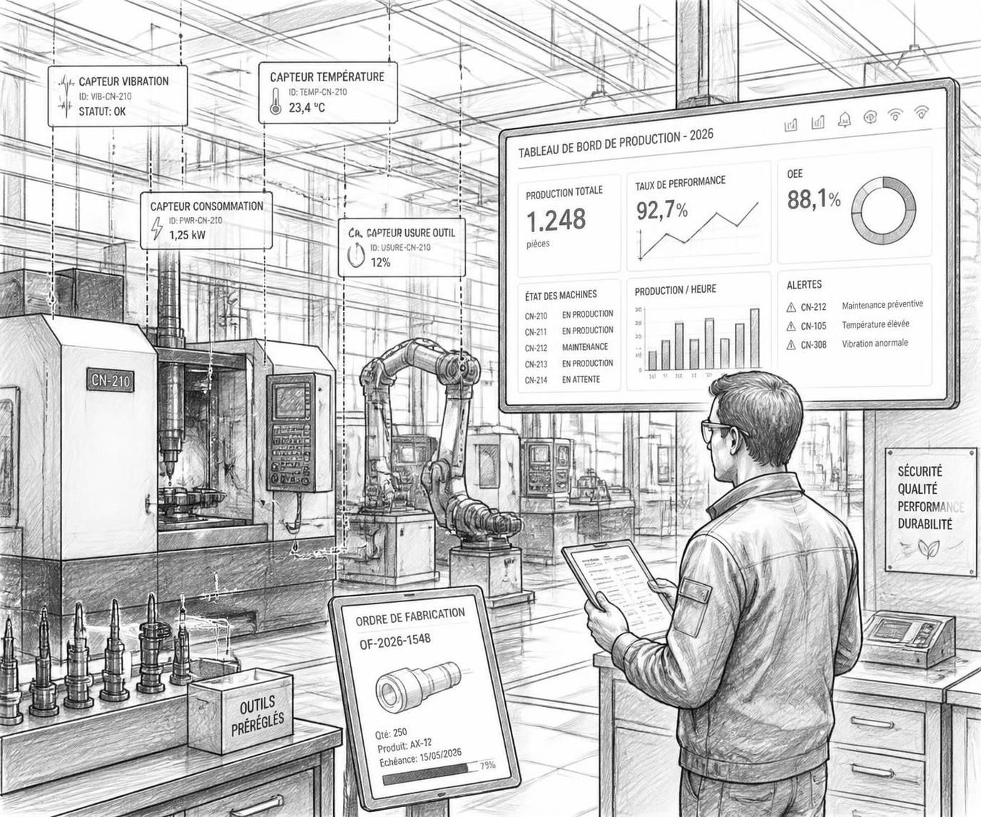 IoT industriel : connecter les machines pour optimiser la performance 2 découvrez comment l'iot industriel permet de connecter vos machines pour améliorer la performance, optimiser la production et réduire les coûts grùce à des solutions innovantes.