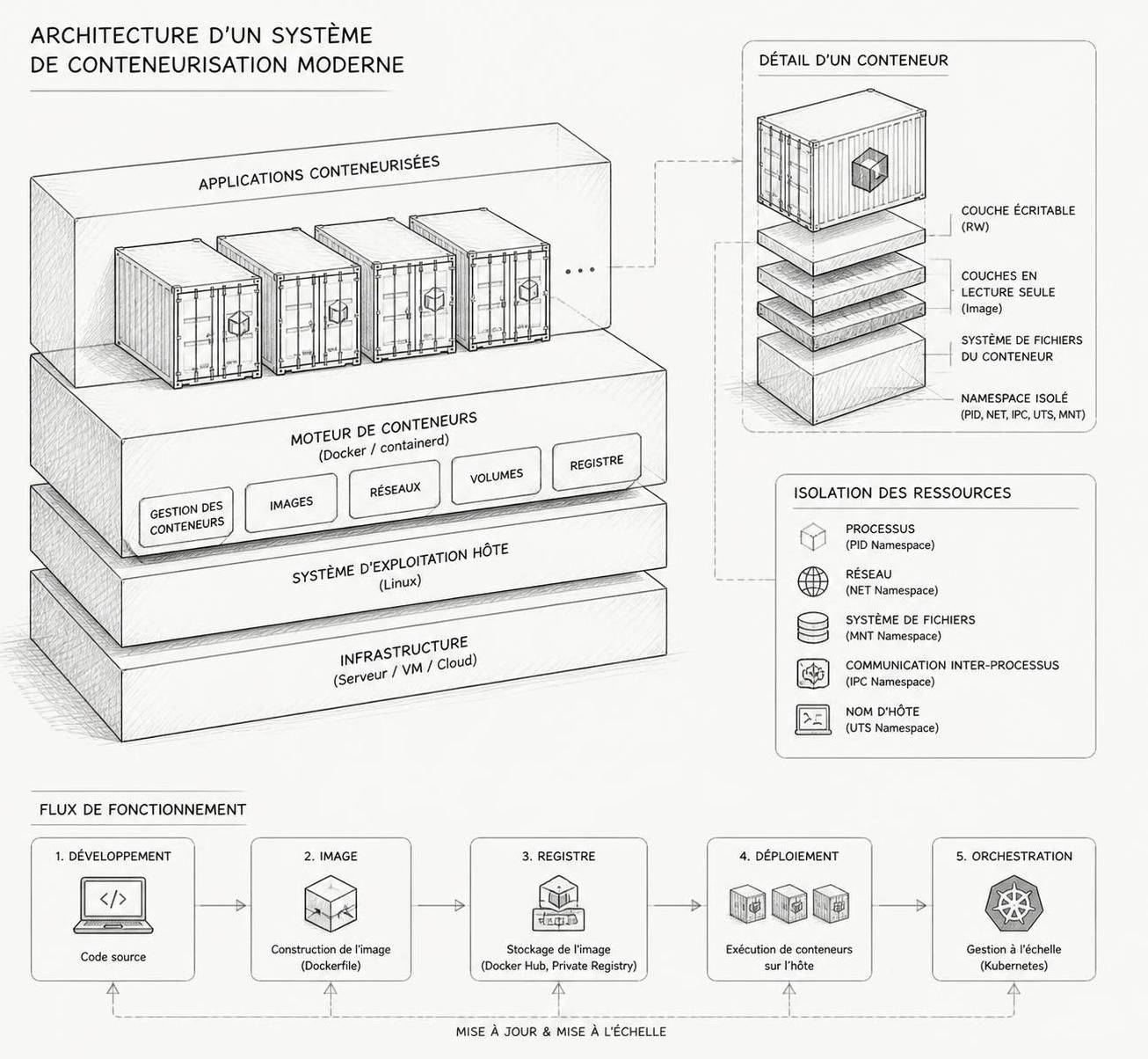 Conteneurisation informatique : pourquoi tout le monde est passé aux conteneurs 2 découvrez pourquoi la conteneurisation informatique est devenue incontournable, les avantages des conteneurs et comment ils transforment la gestion des applications.