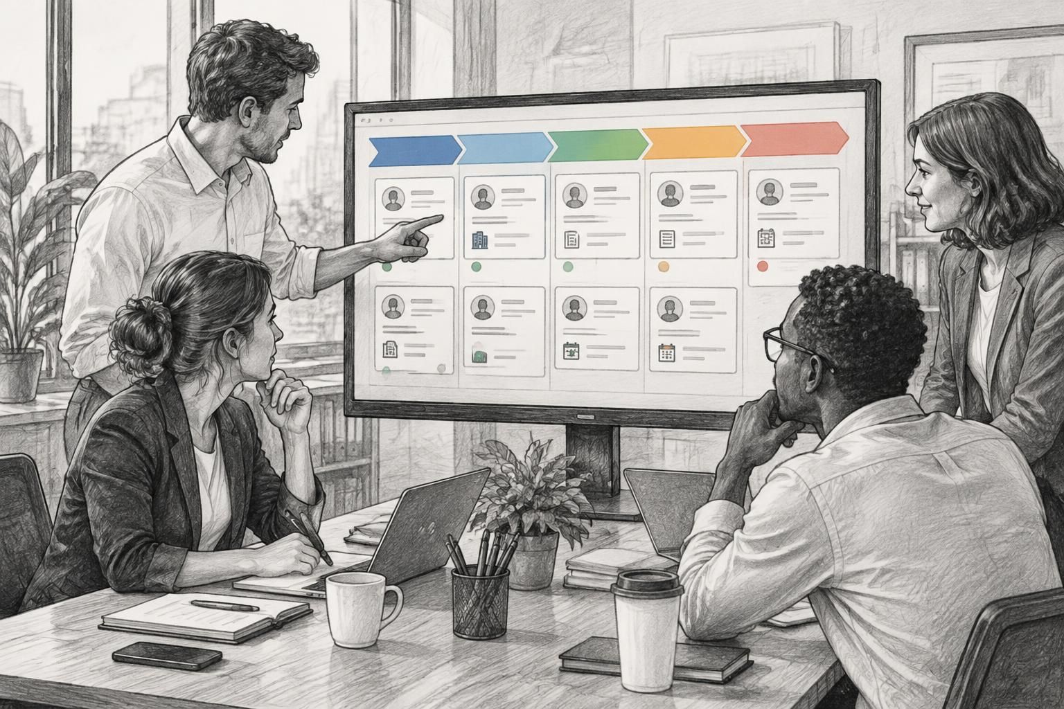 CRM : définition et ce que l'outil change vraiment dans une équipe commerciale 2 découvrez ce qu’est un crm et comment cet outil transforme le quotidien d’une équipe commerciale : suivi des prospects, centralisation des données et meilleures ventes.