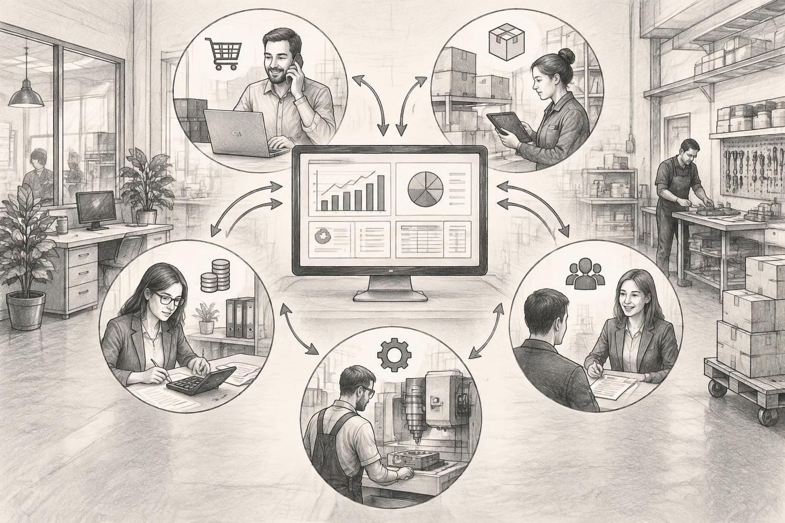 ERP : définition et à quoi ça sert concrètement dans une entreprise 2 découvrez ce qu’est un erp, ses principales fonctionnalités et comment il centralise les données et optimise les processus de votre entreprise.