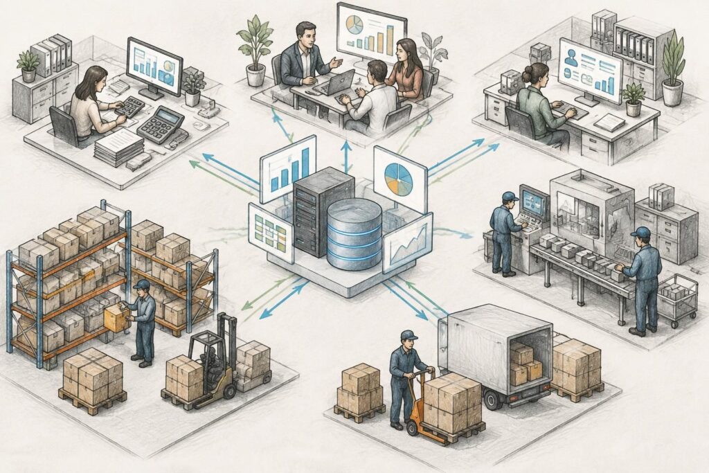 découvrez ce qu’est un erp, ses principales fonctionnalités et comment il aide une entreprise à centraliser ses données et à optimiser ses processus.