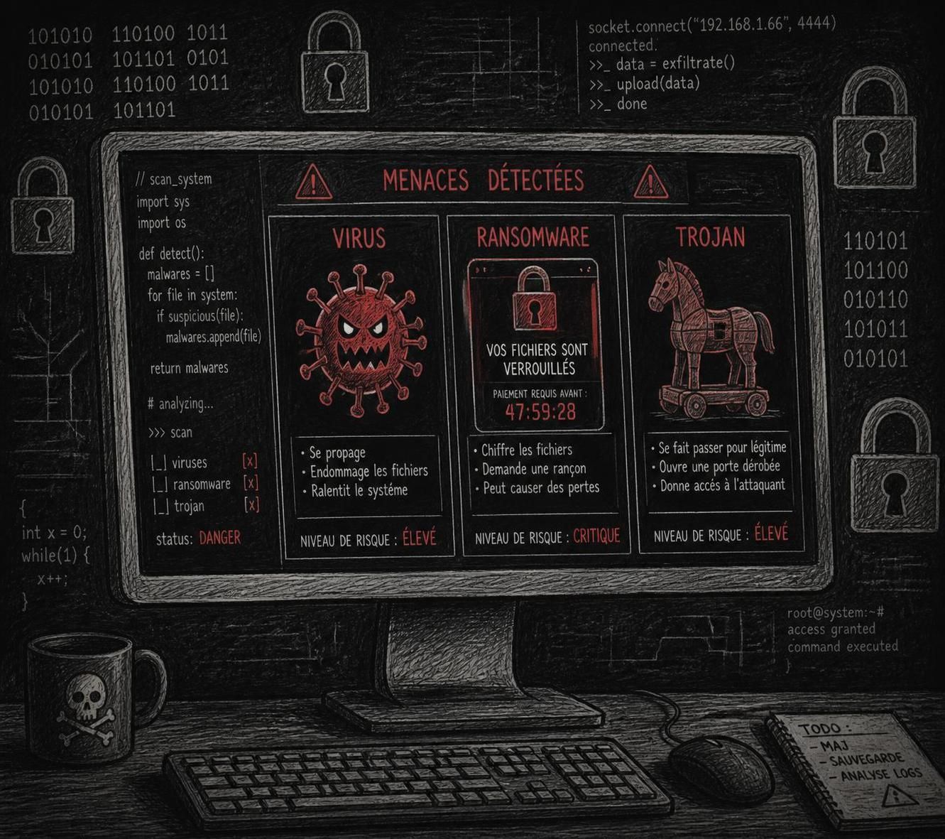 Malware : définition et familles à connaître pour se protéger 2 découvrez ce qu'est un malware, ses différentes familles et comment vous protéger efficacement contre ces logiciels malveillants.