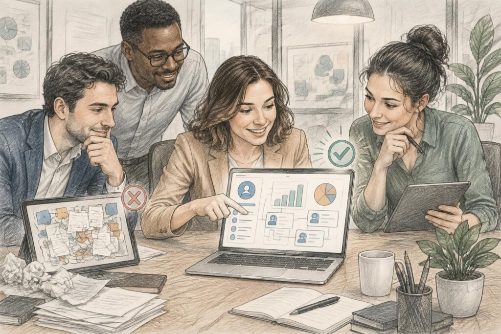 découvrez comment choisir un outil crm adapté à vos commerciaux : critères essentiels, facilité d’utilisation et conseils pour favoriser son adoption.