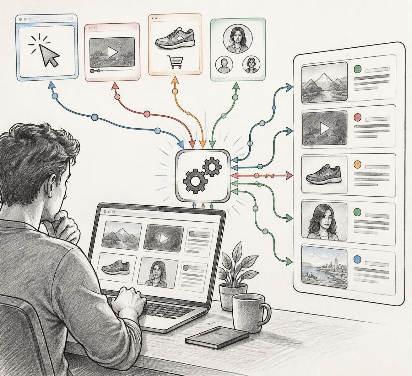 Algorithme de recommandation : comment il décide de ce que vous voyez 2 découvrez comment un algorithme de recommandation analyse vos interactions et vos préférences pour sélectionner les contenus affichés dans votre fil.