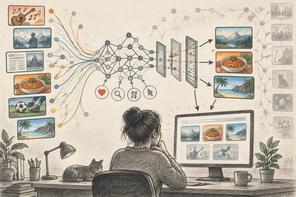 découvrez comment un algorithme de recommandation analyse vos préférences et votre activité pour choisir les contenus qui apparaissent sur votre écran.