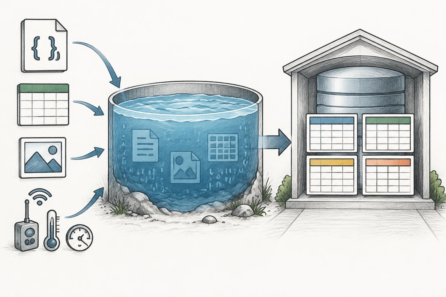 Data lake : définition et différence avec un entrepôt de données 2 découvrez ce qu’est un data lake, comment il stocke les données brutes et en quoi il se distingue d’un entrepôt de données.