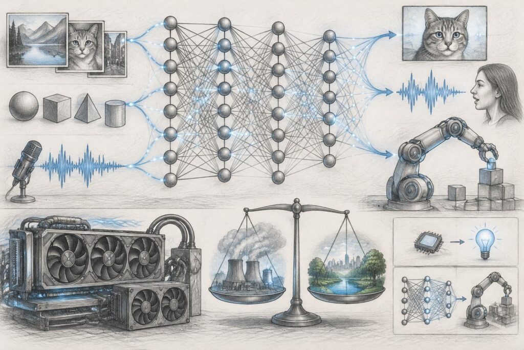 découvrez ce qu’est le deep learning, comment il fonctionne et dans quels cas ses performances justifient son coût de calcul.
