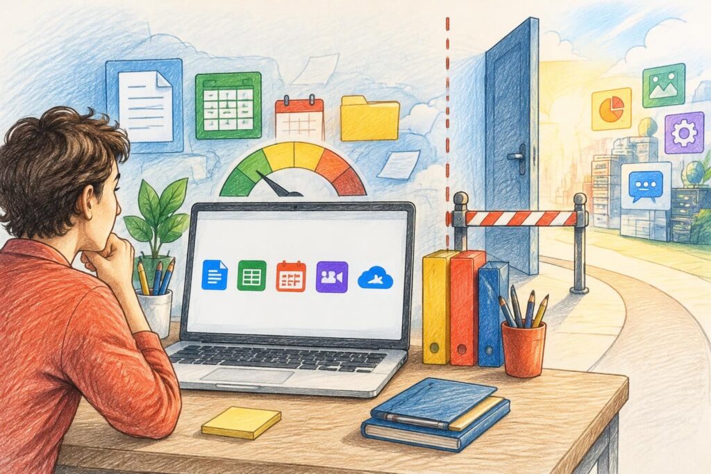 découvrez ce que permet google workspace gratuitement : outils disponibles, limites de stockage et fonctionnalités réservées aux offres payantes.