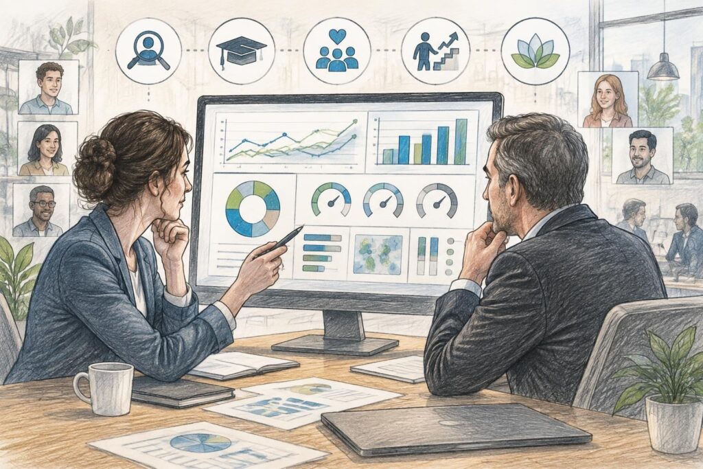 découvrez comment construire un tableau de bord rh efficace pour suivre vos indicateurs clés, éclairer vos décisions et piloter vos ressources humaines.